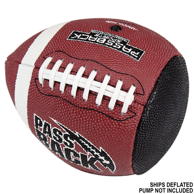 Passback Junior Rubber Football, Ages 9-13, Youth Training Football, (Ships Deflated) - Image 4